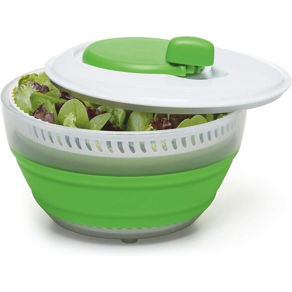 New Sealed - PrepWorks 3 Qt Collapsible Salad Spinner –BPA-Free Dishwasher Safe - Picture 3 of 8